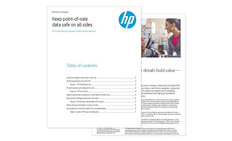 Whitepaper available for download Cover to Keep Point of Sales Data Safe on All Sides