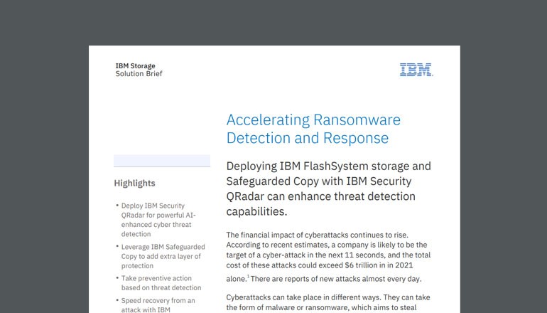 Accelerating Ransomware Detection and Response Thumbnail of asset available to download below
