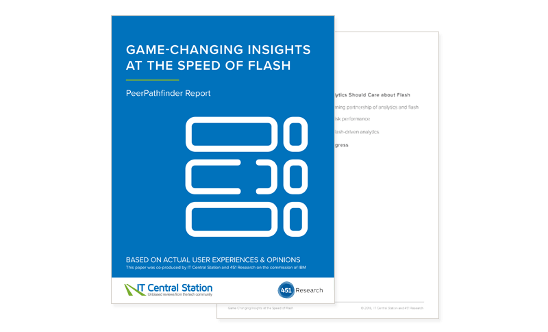Game-changing insights at the speed of flash Game-changing insights at the speed of flash cover