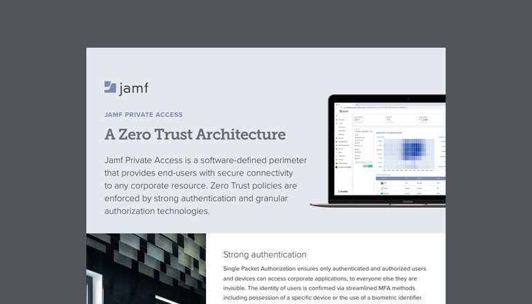 Jamf Private Access: A Zero Trust Architecture Jamf Private Access: A Zero Trust Architecture thumbnail