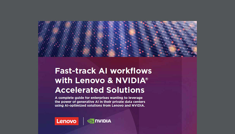 Fast-track AI Workflows With Lenovo & NVIDIA Thumbnail of asset available to download below