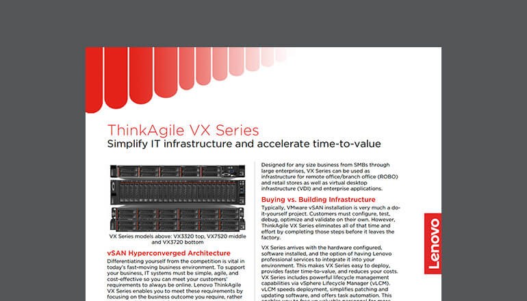 ThinkAgile VX Series Thumbnail of asset available to download below