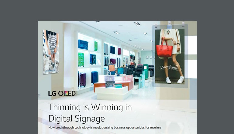 Thinning is Winning in Digital Signage Thinning is Winning in Digital Signage ebook thumbnail