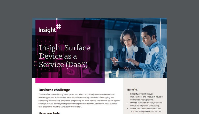 Insight Surface Device as a Service (DaaS) Thumbnail of asset available to download below