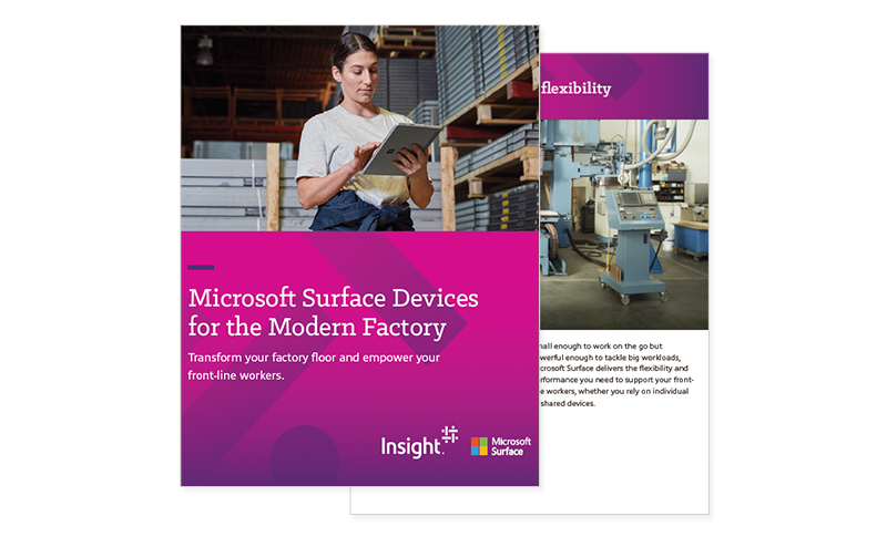 Microsoft Surface Devices for the Modern Factory Thumbnail of asset available by registering to download