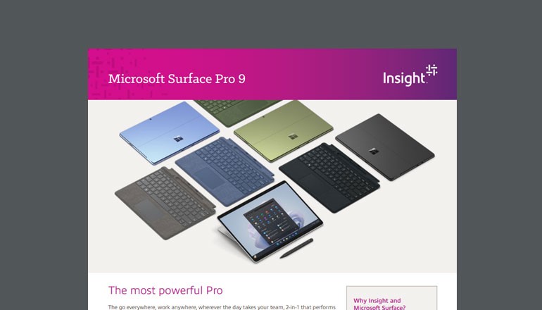Microsoft Surface Pro 9 thumbnail Thumbnail of asset available to download below