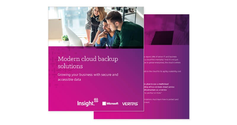 Modern cloud backup solutions Thumbnail of asset available by registering to download