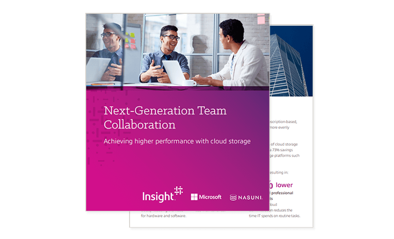 Discover the benefits of cloud storage, cost savings, easier collaboration and more. Cover of Next-Generation Team Collaborationa ebook available for download