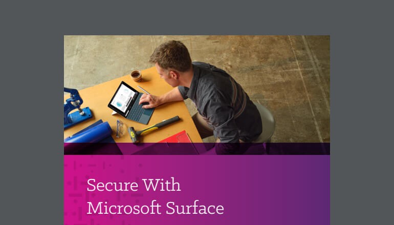 Secure With Microsoft Surface Thumbnail of asset available to download below