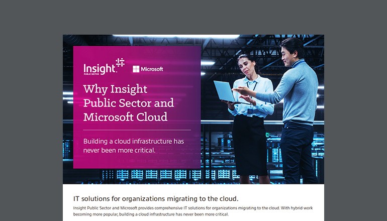 Why Insight Public Sector and Microsoft Cloud Thumbnail of asset available to download below