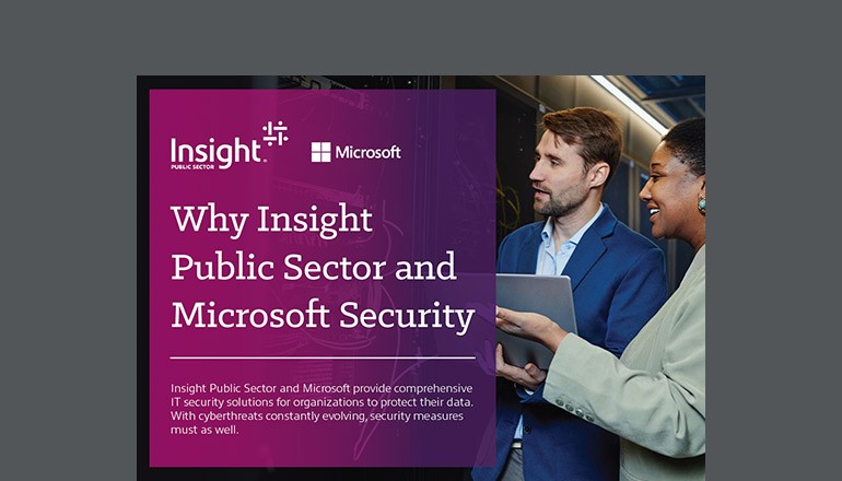 Why Insight Public Sector and Microsoft Security Thumbnail of asset available to download below
