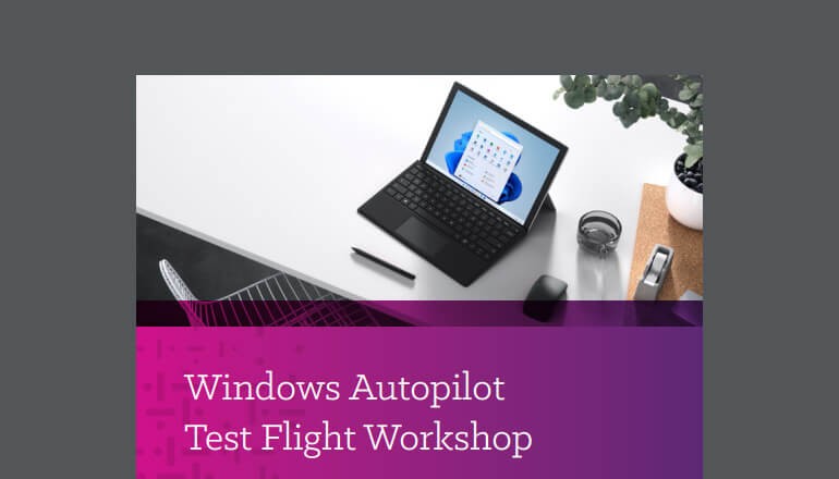 Insight helps modernize the IT environment by offering the Autopilot Test Flight Workshop and equipping workers with cutting-edge Surface devices. Thumbnail of ebook available to download below