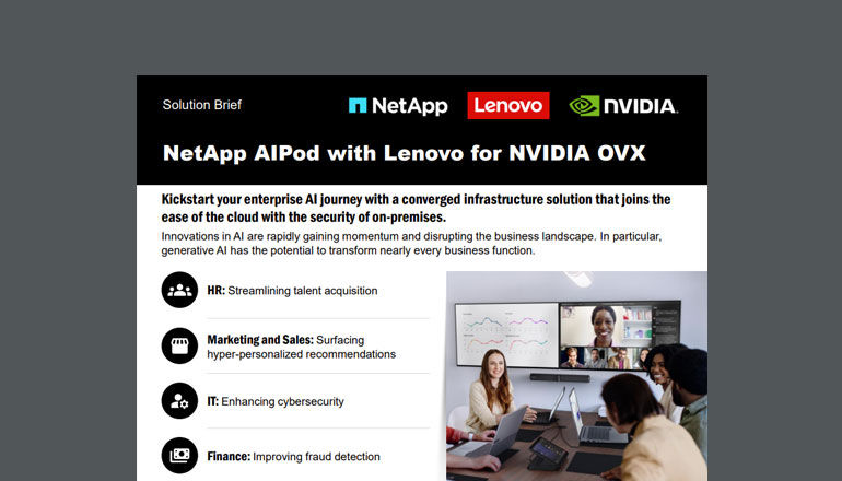 NetApp AIPod with Lenovo for NVIDIA OVX Thumbnail of asset available to download below
