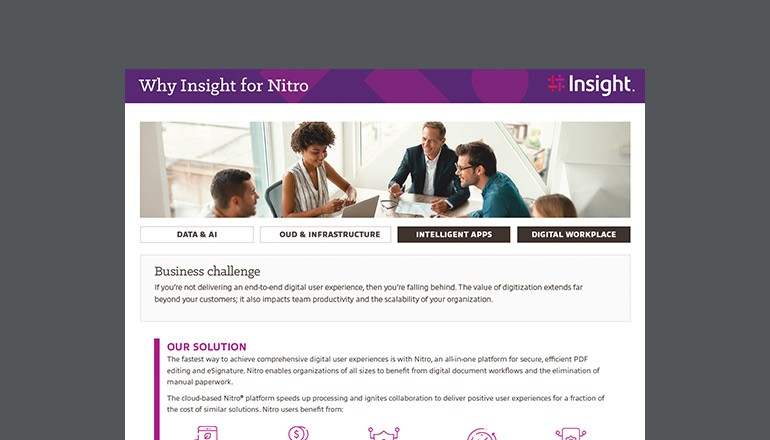 Why Insight for Nitro Thumbnail of asset available to download below