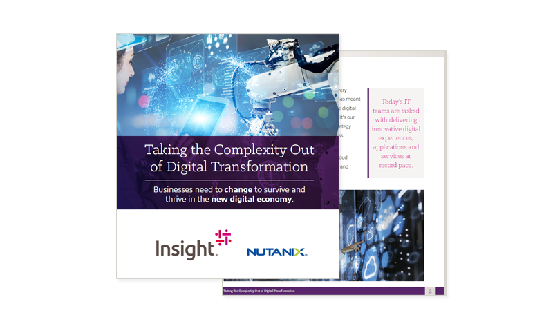 Taking the Complexity Out of Digital Transformation Thumbnail of asset available by registering to download