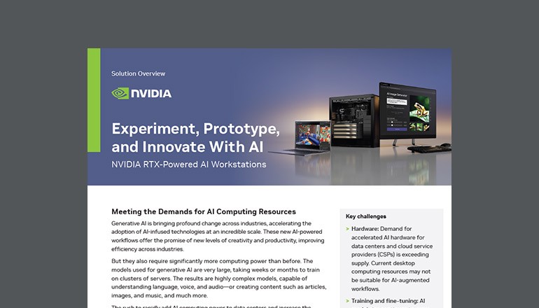 Experiment, Prototype, and Innovate With AI Thumbnail of asset available to download below