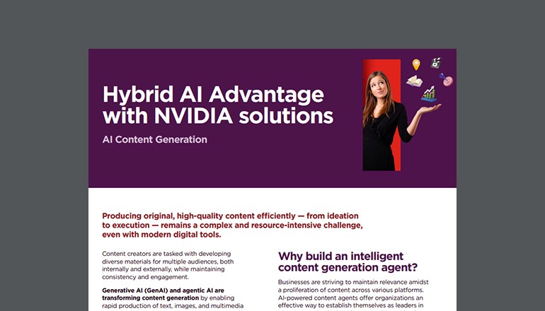 Hybrid AI Advantage with NVIDIA solutions Thumbnail of asset available to download below
