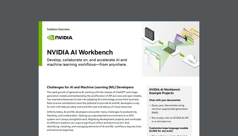 NVIDIA AI Workbench Thumbnail of asset available to download below
