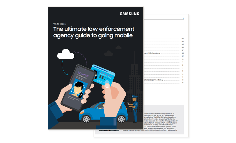The Ultimate Law Enforcement Agency Guide to Going Mobile Thumbnail of asset available by registering to download