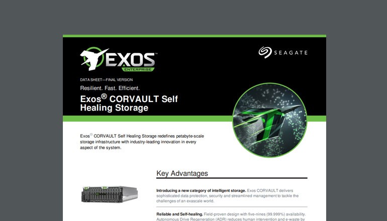 Exos CORVAULT Self-Healing Storage Thumbnail of asset available to download below