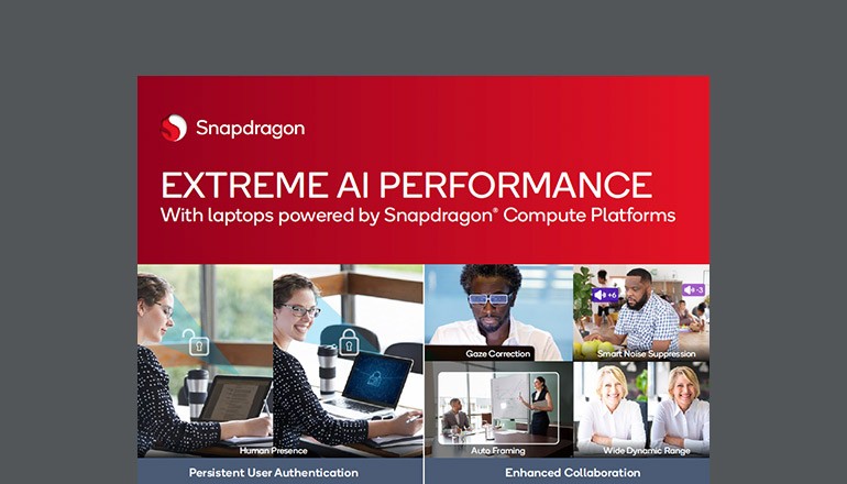 Extreme AI Performance With Laptops Powered by Snapdragon Compute Platforms Thumbnail of solution brief available to download below