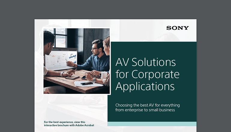 Meeting The Challenges Of Today’s Workforce With Sony Meeting The Challenges Of Today’s Workforce With Sony cover page