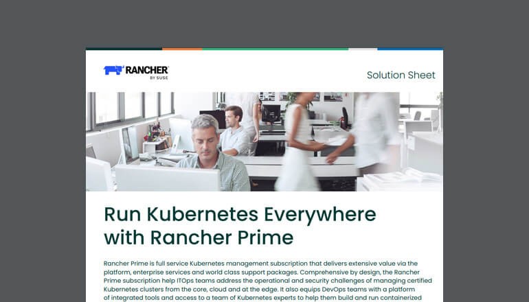 Run Kubernetes everywhere with Racher Prime Run Kubernetes everywhere with Racher Prime thumbnail