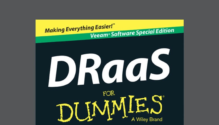 Disaster Recovery as a Service for Dummies Thumbnail of ebook available by registering to download