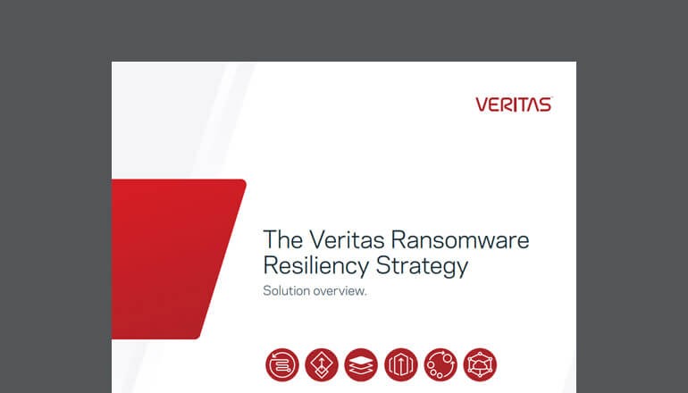 The Veritas Ransomware Resiliency Thumbnail of asset available to download below