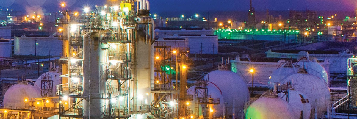 Fourth Largest U.S. Petroleum Refiner Embraces Transformation Aerial view of oil refinery