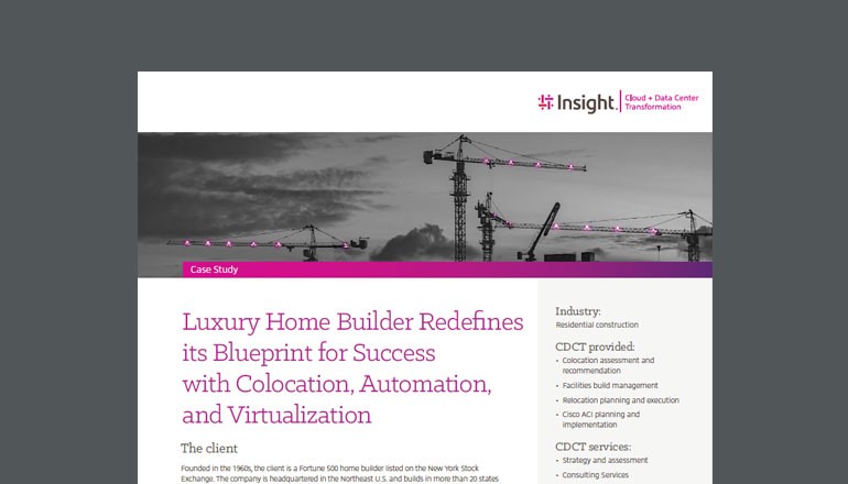 Colocation Drives Future Innovation for Home Builder Colocation Drives Future Innovation for Home Builder cover