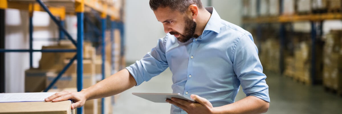 Manufacturing Company Migrates Collaboration and Networking Architecture Just in Time User in warehouse working