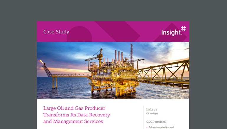 Oil and Gas Producer Transforms Data Recovery and Management Thumbnail of asset available to download below