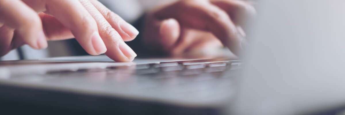 Seafood Manufacturer Leverages IT Partnership to Stay Afloat Hands typing on keyboard