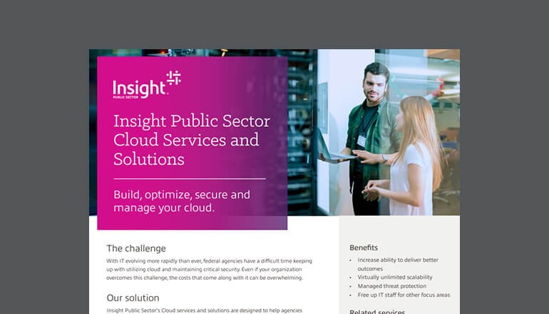 Insight Public Sector Cloud Services and Solutions Thumbnail of asset available to download below
