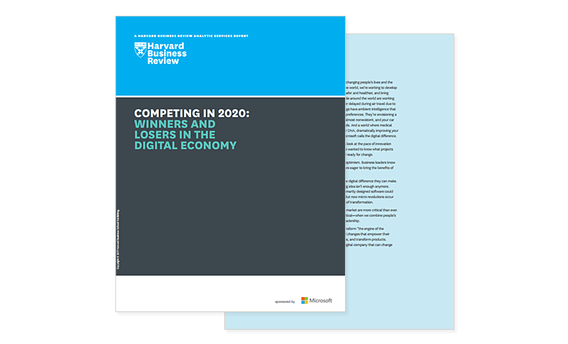 Competing in 2020: Winners and Losers whitepaper Competing in 2020: Winners and Losers whitepaper cover