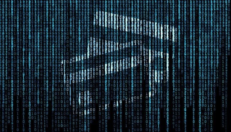 learn the comprehensive set of cybersecurity regulations issued for the Department of Financial Services Illustration of data streaming across credit cards to display financial security concept