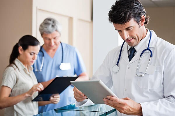 The most common challenges facing growing businesses Doctors on tablet devices