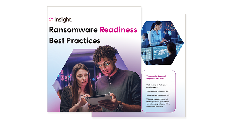 Ransomware Readiness Best Practices Cover of asset available to access by filling out the form on page.