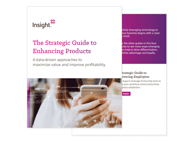 Explore a variety of industry use cases and strategic questions designed to guide and inspire Thumbnail for the Strategic Guide to Enhancing Products available to download to by using the form