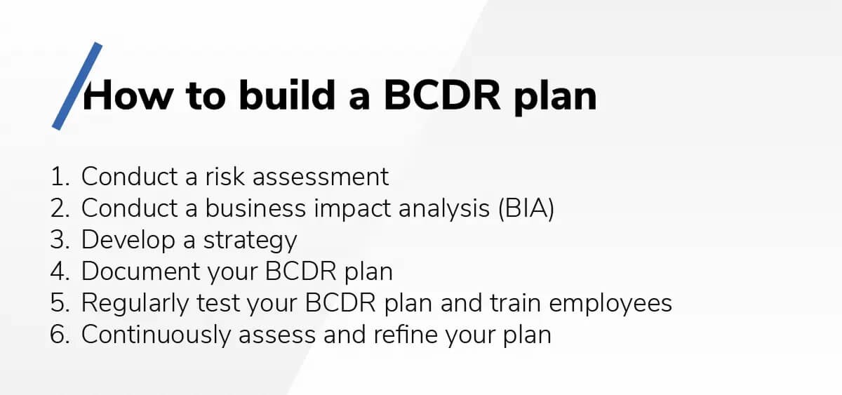 What is BCDR, BC/DR, Business Continuity and Disaster Recovery? How to build BCDR plan