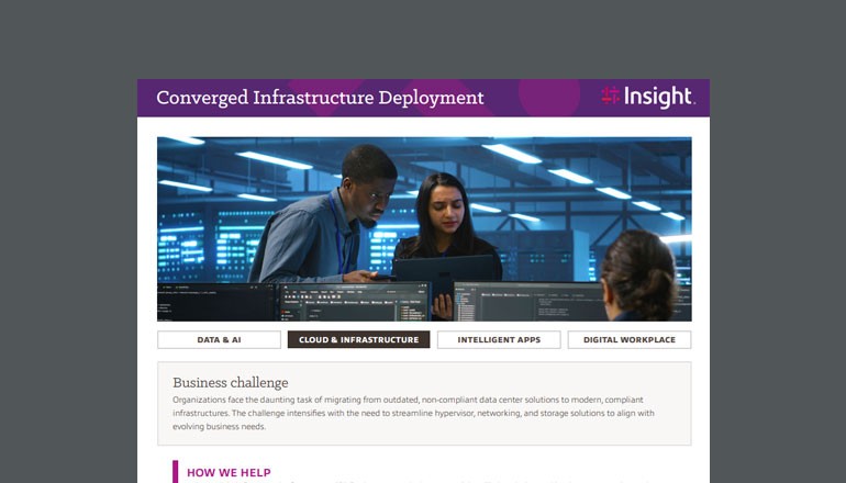 Converged Infrastructure Deployment Thumbnail of asset available to download below