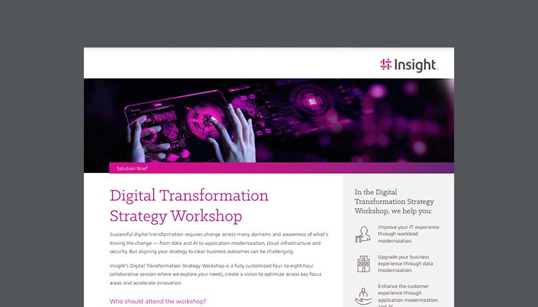 Digital Transformation Strategy Workshop Thumbnail of asset available to download below