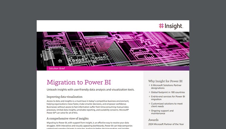 Migration to Power BI Thumbnail of asset available to download below