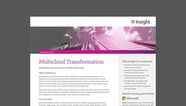 Multicloud Transformation solution biref Thumbnail of asset available to download below