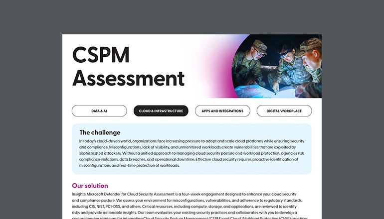 Cloud Security Posture Management Assessment Thumbnail of asset available to download below