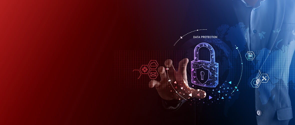 Secure and compliant test data management Secure graphic