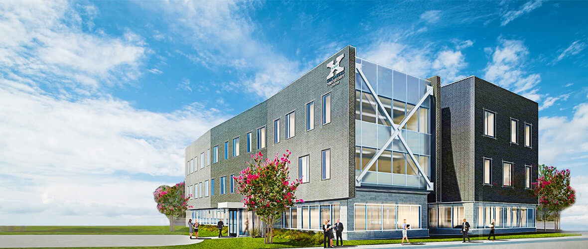 Quantico Cyber Hub is redefining cybersecurity Outdoor graphic of Quantico Cyber Hub location