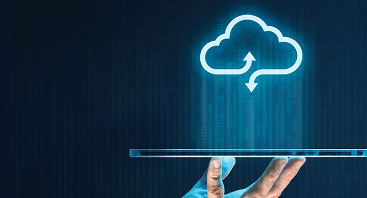 It is indeed possible to achieve a robust security posture in the cloud. But there’s no denying that in many ways, doing so is a lot different than it is on-premises. Holographic cloud displayed over a flat computer tablet held at fingertips