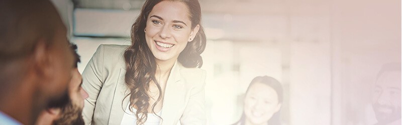 Secure your data-in-motion Business team introducing themselves to eachother